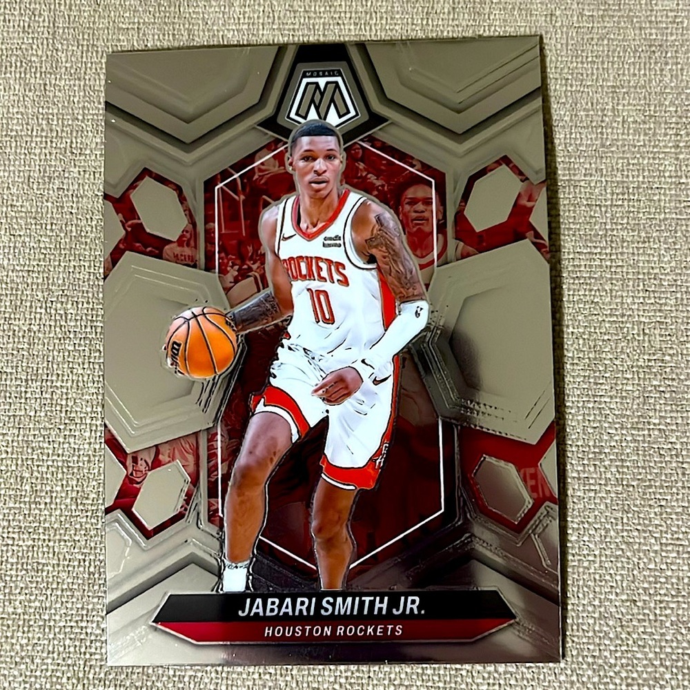 Jabari Smith Jr. 23-24 Panini Mosaic Houston Rockets NBA Basketball Sports Card